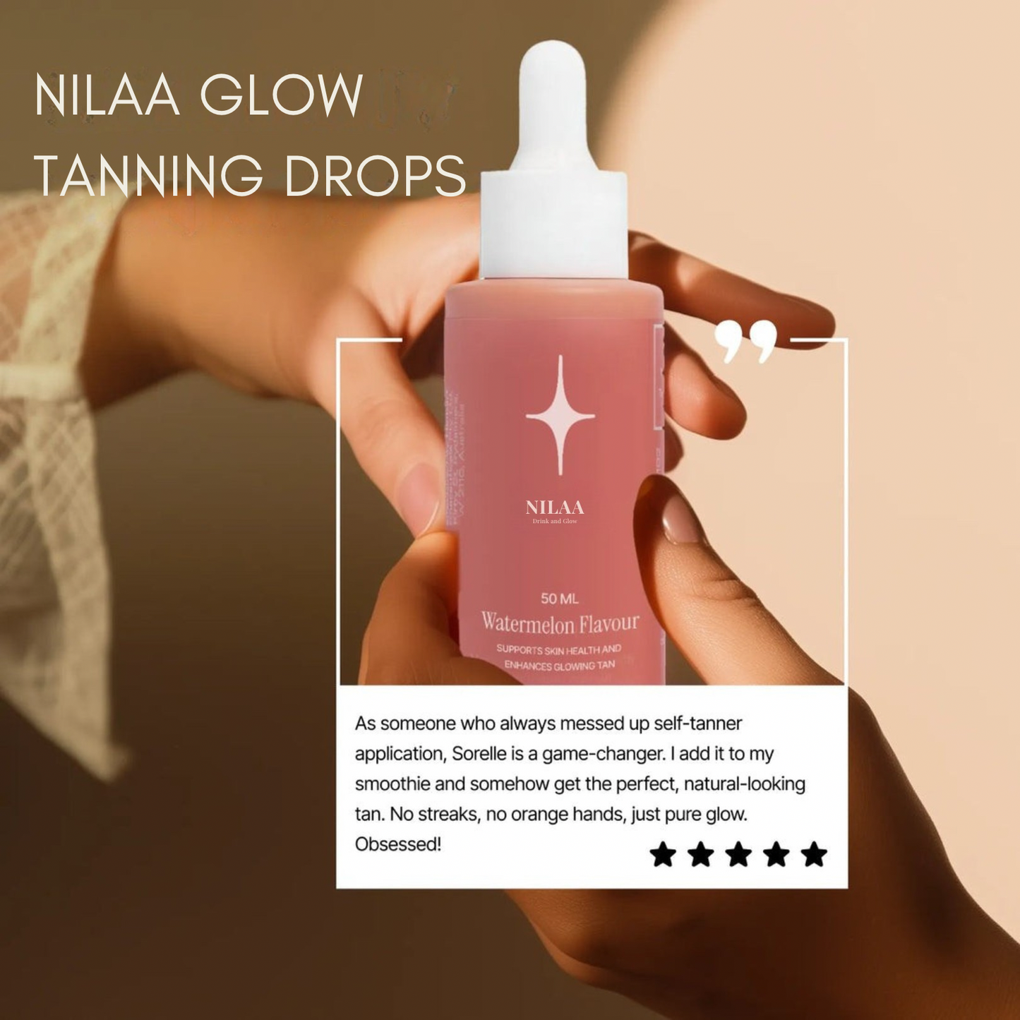 Nilaa Tanning Drops - Drink and Glow
